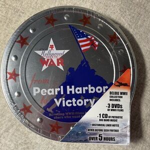 Hollywood Goes to War DVD Collection with tin